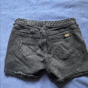 Jennifer Lopez Black Jean Shorts